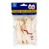 Ballonnen 16 Jaar Verkeersbord 30cm 8st